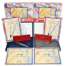 1997 SHEAFFER LEGACY CP4 MATCHING NUMBER SET WASHINGTON RICHMOND CIVIL WAR STERLING FOUNTAIN PENS OFFERED BY ANTIQUE DIGGER