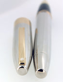 SHEAFFER LEGACY 2 POLISHED PALLADIUM W/ 23K GOLD TRIM ROLLERBALL PEN NOS UNUSED OFFERED BY ANTIQUE DIGGER