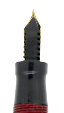 C1928 SHEAFFER SENIOR FLATTOP CHERRY RED SERVICE LOANER FOUNTAIN PEN RESTORED OFFERED BY ANTIQUE DIGGER