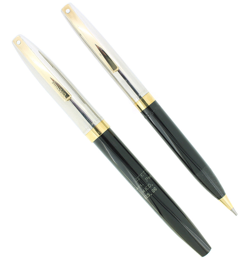 CIRCA 1963 SHEAFFER LIFETIME 1500 FOUNTAIN PEN & PENCIL SET NEW OLD STOCK NEVER INKED OFFERED BY ANTIQUE DIGGER