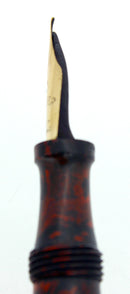 RARE CIRCA 1917 SHEAFFER MOTTLED HARD RUBBER SELF-FILLING FOUNTAIN PEN BIG S IMPRINT OFFERED BY ANTIQUE DIGGER