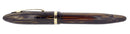 CIRCA 1936 SHEAFFER OVERSIZE GOLDEN BROWN BALANCE FOUNTAIN PEN PLUNGER FILL RESTORED OFFERED BY ANTIQUE DIGGER