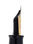 CIRCA 1938 SHEAFFER OVERSIZE JET BLACK BALANCE FOUNTAIN PEN PLUNGER FILL RESTORED OFFERED BY ANTIQUE DIGGER