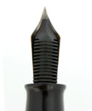 CIRCA 1938 SHEAFFER OVERSIZE JET BLACK BALANCE FOUNTAIN PEN PLUNGER FILL RESTORED OFFERED BY ANTIQUE DIGGER