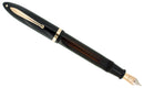 CIRCA 1938 SHEAFFER OVERSIZE JET BLACK BALANCE FOUNTAIN PEN PLUNGER FILL RESTORED OFFERED BY ANTIQUE DIGGER