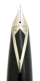 CIRCA 1959 SHEAFFER BLACK PFM I SNORKEL FOUNTAIN PEN RESTORED PEN FOR MEN OFFERED BY ANTIQUE DIGGER