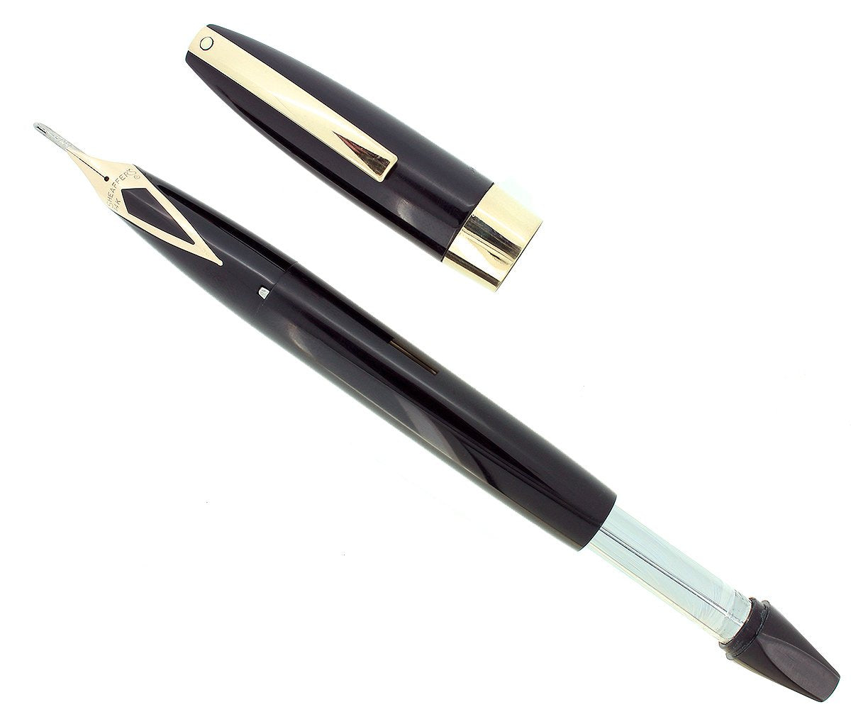 NEW OLD STOCK 1959 SHEAFFER JET BLACK PFM III PEN FOR MEN FOUNTAIN PEN