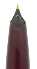 C1959 SHEAFFER BURGUNDY PFM III SNORKEL FINE NIB FOUNTAIN PEN RESTORED