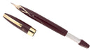 C1959 SHEAFFER BURGUNDY PFM III SNORKEL FINE NIB FOUNTAIN PEN RESTORED