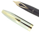 CIRCA 1959 SHEAFFER GRAY PFM IV SNORKEL PEN FOR MEN FOUNTAIN PEN RESTORED OFFERED BY ANTIQUE DIGGER