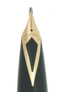 CIRCA 1959 SHEAFFER GRAY PFM IV SNORKEL PEN FOR MEN FOUNTAIN PEN RESTORED OFFERED BY ANTIQUE DIGGER