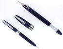 SHEAFFER BLUE PFM I FOUNTAIN PEN & PENCIL SET ORIGINAL BOX NEAR MINT COND OFFERED BY ANTIQUE DIGGER