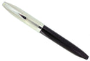 CIRCA 1959 SHEAFFER JET BLACK PFM II SNORKEL BROAD NIB FOUNTAIN PEN RESTORED OFFERED BY ANTIQUE DIGGER