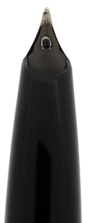 CIRCA 1959 SHEAFFER JET BLACK PFM II SNORKEL BROAD NIB FOUNTAIN PEN RESTORED OFFERED BY ANTIQUE DIGGER