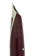 C1959 SHEAFFER BURGUNDY PFM II SNORKEL MEDIUM NIB FOUNTAIN PEN RESTORED OFFERED BY ANTIQUE DIGGER