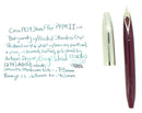 CIRCA 1959 SHEAFFER BURGUNDY PFM II SNORKEL MEDIUM NIB FOUNTAIN PEN RESTORED OFFERED BY ANTIQUE DIGGER