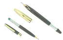 CIRCA 1959 SHEAFFER GRAY PFM V PEN FOR MEN FOUNTAIN PEN & PENCIL SET RESTORED OFFERED BY ANTIQUE DIGGER