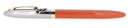 C1953 SHEAFFER SENTINEL MANDARIN ORANGE SNORKEL F NIB FOUNTAIN PEN NEW OLD STOCK OFFERED BY ANTIQUE DIGGER
