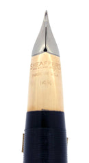 C1953 SHEAFFER SENTINEL MANDARIN ORANGE SNORKEL F NIB FOUNTAIN PEN NEW OLD STOCK OFFERED BY ANTIQUE DIGGER