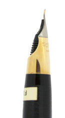 C1953 SHEAFFER SENTINEL MANDARIN ORANGE SNORKEL F NIB FOUNTAIN PEN NEW OLD STOCK OFFERED BY ANTIQUE DIGGER