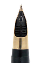 CIRCA 1953 SHEAFFER PEACOCK BLUE SENTINEL SNORKEL FOUNTAIN PEN AND PENCIL SET RESTORED OFFERED BY ANTIQUE DIGGER