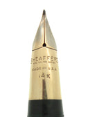 CIRCA 1953 SHEAFFER PEACOCK BLUE SENTINEL SNORKEL FOUNTAIN PEN AND PENCIL SET RESTORED OFFERED BY ANTIQUE DIGGER