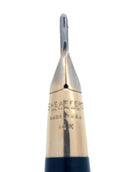 CIRCA 1953 SHEAFFER PEACOCK BLUE SENTINEL SNORKEL FOUNTAIN PEN AND PENCIL SET RESTORED OFFERED BY ANTIQUE DIGGER