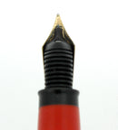 SCARCE C1952 SHEAFFER VERMILLION SNORKEL FOUNTAIN PEN AND PENCIL SET RESTORED OFFERED BY ANTIQUE DIGGER