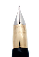 CIRCA 1993 SHEAFFER CREST REISSUE STERLING SILVER UNENGRAVED BARLEYCORN 18K NIB OFFERED BY ANTIQUE DIGGER