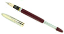 C1951 SHEAFFER SENTINEL DELUXE TOUCHDOWN GREGG SHORTHAND NIB FOUNTAIN PEN NEW OLD STOCK MINT OFFERED BY ANTIQUE DIGGER