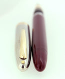 C1951 SHEAFFER SENTINEL DELUXE TOUCHDOWN GREGG SHORTHAND NIB FOUNTAIN PEN NEW OLD STOCK MINT OFFERED BY ANTIQUE DIGGER