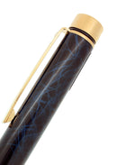 C1996 SHEAFFER TARGA LAQUE COBALT BLUE RONCE MED NIB FOUNTAIN PEN & BALLPOINT SET MINT OFFERED BY ANTIQUE DIGGER