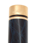 C1996 SHEAFFER TARGA LAQUE COBALT BLUE RONCE FINE NIB FOUNTAIN PEN & BALLPOINT SET MINT OFFERED BY ANTIQUE DIGGER