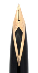 C1996 SHEAFFER TARGA LAQUE COBALT BLUE RONCE MED NIB FOUNTAIN PEN & BALLPOINT SET MINT OFFERED BY ANTIQUE DIGGER