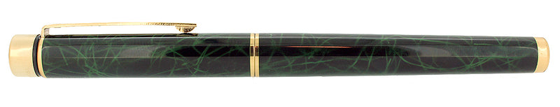 C1989 SHEAFFER TARGA MALACHITE GREEN RONCE ROLLERBALL PEN NEW OLD STOCK OFFERED BY ANTIQUE DIGGER