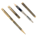 C1993 SHEAFFER TARGA SLIMLINE VINTAGE FOUNTAIN PEN & BALLPOINT SET NEVER INKED OFFERED BY ANTIQUE DIGGER