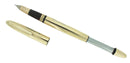 EARLY 1950s SHEAFFER WHITE DOT TOUCH DOWN ALL GOLD FILLED MODEL RESTORED OFFERED BY ANTIQUE DIGGER