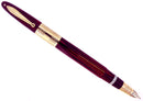 CIRCA 1942 SHEAFFER TRIUMPH CARMINE LIFETIME FOUNTAIN PEN PLUNGER FILL RESTORED OFFERED BY ANTIQUE DIGGER