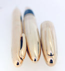 RARE C1945 SHEAFFER MASTERPIECE SET SOLID 14K FOUNTAIN PEN & PENCIL NEAR MINT OFFERED BY ANTIQUE DIGGER