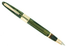 CIRCA 1947 SHEAFFER TRIUMPH VALIANT MARINE GREEN OVERSIZE FOUNTAIN PEN RESTORED OFFERED BY ANTIQUE DIGGER