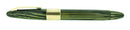 CIRCA 1947 SHEAFFER TRIUMPH VALIANT MARINE GREEN OVERSIZE FOUNTAIN PEN RESTORED OFFERED BY ANTIQUE DIGGER