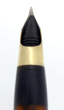 CIRCA 1947 SHEAFFER TRIUMPH VALIANT GRAY PEARL FOUNTAIN PEN PLUNGER FILL RESTORED OFFERED BY ANTIQUE DIGGER