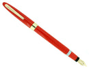 SCARCE CIRCA 1952-59 SHEAFFER VERMILLION SNORKEL FINE NIB FOUNTAIN PEN RESTORED OFFERED BY ANTIQUE DIGGER