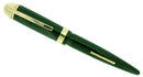 CIRCA 1943 EVERSHARP SKYLINE DARK GREEN FOUNTAIN PEN DEMI SIZE RESTORED OFFERED BY ANTIQUE DIGGER