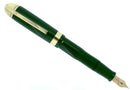 CIRCA 1943 EVERSHARP SKYLINE DARK GREEN FOUNTAIN PEN DEMI SIZE RESTORED OFFERED BY ANTIQUE DIGGER