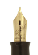 CIRCA 1943 EVERSHARP SKYLINE DARK GREEN FOUNTAIN PEN DEMI SIZE RESTORED OFFERED BY ANTIQUE DIGGER