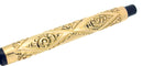 C1895 H.M. SMITH DIAMOND PATTERN GOLD FILLED OVERLAY FOUNTAIN PEN RESTORED OFFERED BY ANTIQUE DIGGER