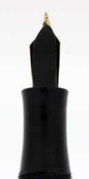 1920S STAR PEN CO CINCINNATI OHIO MAKER BLACK HARD RUBBER FOUNTAIN PEN RESTORED OFFERED BY ANTIQUE DIGGER