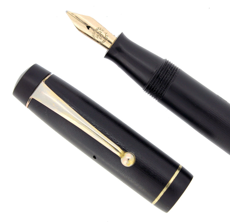 1930s STEPHENS LEVERFIL MODEL NO 106 M-BBB FLEX NIB FOUNTAIN PEN RESTORED OFFERED BY ANTIQUE DIGGER