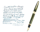 CIRCA 1945 SHEAFFER TRIUMPH 1250 MARINE GREEN LIFETIME BALANCE FOUNTAIN PEN RESTORED OFFERED BY ANTIQUE DIGGER